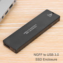 NGFF SATA M.2 to Type-C 3.0 Hard Disk Case External Hard Drive Enclosure
