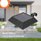 6LED Solar Light Outdoor Motion Sensor Garden Yard Wall Lamp (Cold White)  Newly