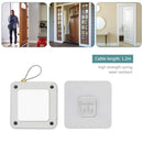 Punch-Free Automatic Sensor Door Closer Home Sliding Door Closer (White) Newly