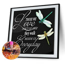 5D Diamond Painting Dragonfly Full Square Diamond Mosaic Wall