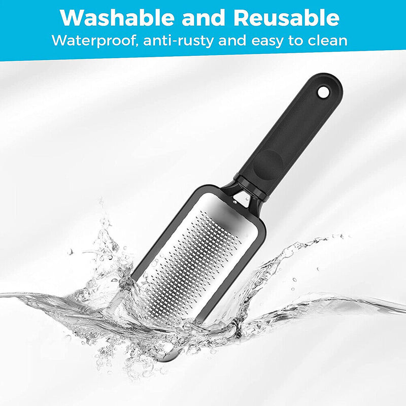 Stainless Steel Foot Scrubber Rasp Callus Remover Care Pedicure File Tool