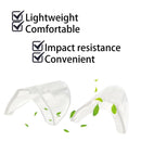 1 Pair Side For Safety Glasses Clip On Spec Shields 2022 Clear J6T1