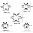 Tools Cake Decor Stainless Steel Cookie Cutter Mold Snowflake Biscuit