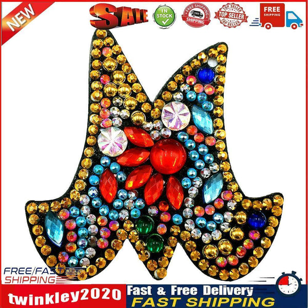 DIY Key Chain Diamond Painting Letters Women Bag Keyring Pendant Gift (M) Newly