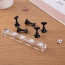 False Nail Tips Practice Stand Acrylic Display Magnetic Holder (Black) Newly