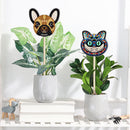 2x DIY Diamond Painting Flower Pot Plant Decor Stick Home Ornaments (HBJ20)