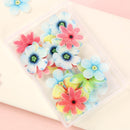 Party Cake Decoration Wedding Water Paper Glutinous Rice Cupcake Topper Flowers