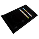 26x46 inch Puzzles Mat Roll Jigsaw Felt Playmat for Up to 1500pcs (Black)