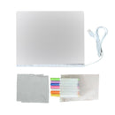 Transparent Acrylic Dry Erase Memo Message Board Writing Board With LED Li 7T_