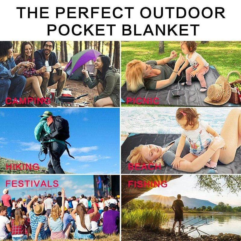 Waterproof Outdoor Travel Camping Mat Beach Mat Rug Picnic Blanket Anti Sand