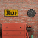 Home Weatherproof Retro Chic Licence Plate Sign Iron Painting Wall Art Drawing