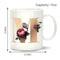 Funny Creative Ceramic Coffee Mugs with Flower Letter M Friends Ideal Gifts