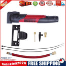 Bike Tyre Tire Air Pump Mini Portable Cycling Pump Tools Set (Red)