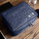 Waterproof Electronics Gadget Storage Bags Travel Data Cable Zipper Bags