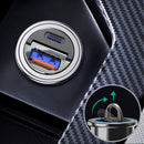 30W Mini USB Mobile Phone Car Charger 5A Dual Ports Fast Charging Phone Adapter
