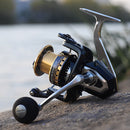Spool Fishing Reel 4.6/1 Max Drag 12kg Spinning Long Casting Wheel (GL7800)