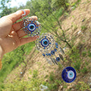Turkish Blue Eyes Wind Chimes Wall Hanging Ornament Garden Home Decor (A) Newly