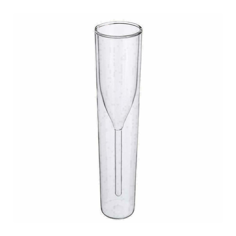 Double layer Cocktail Glass Crystal Champagne Cup Goblet T6U0 Transparent P3N4