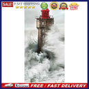 5D Diamond Painting Seaside Lighthouse Full Round Drill DIY Home Mosaic Pictu