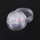 4boxes/set Shell Nail Glass Paper DIY Fluorescent UV Glue Thin Nail Paster