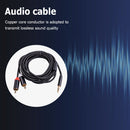 RCA Cable HiFi Stereo 2RCA to 3.5mm Audio Cable AUX Y Splitter Cord (300cm)