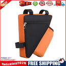1.2L Triangle Cycling Bicycle Bags MTB Bike Front Tube Frame Pouch (Orange)