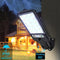 Outdoor Solar Road Lamp Waterproof 3-Mode Motion Sensor Wall Lights (18LED)