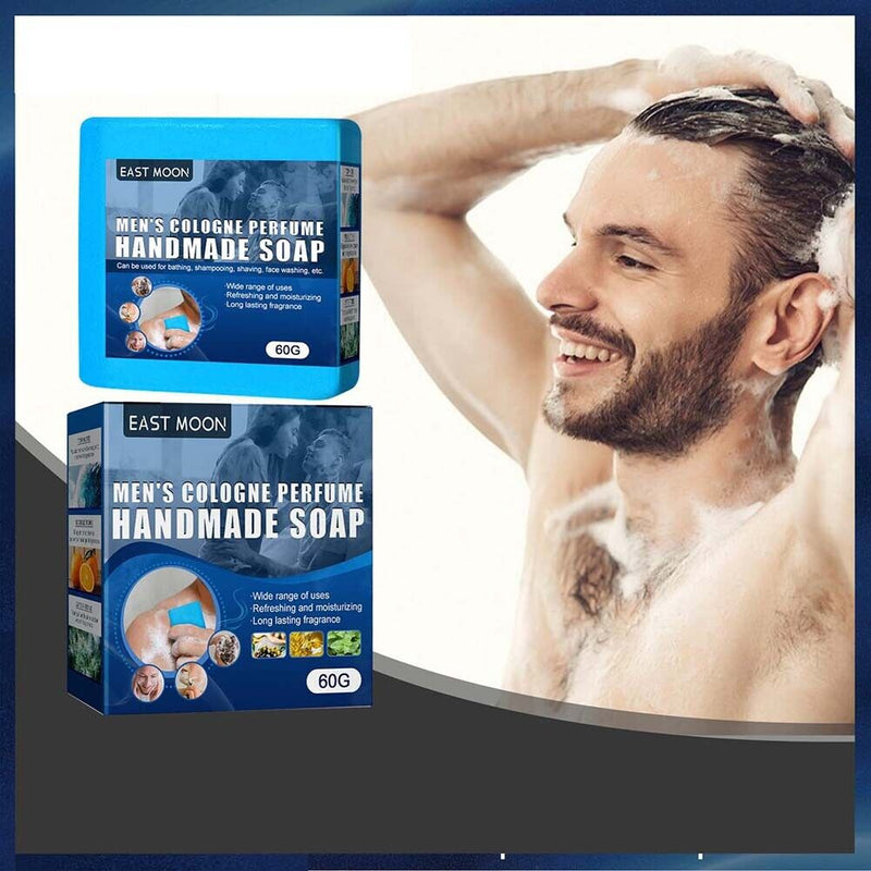 60g Cologne Soap Refreshing Whitening Soap Body Cleansing Scented Soap Bath Soap