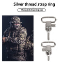 Metal Quick Detach Release Knurled Sling Buckle Lightweight Outdoor Accessories