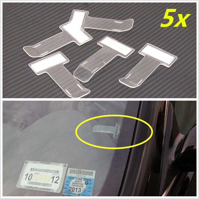 2pcs 4pcs Car Windshield Windscreen Parking Ticket Permit Holder Clip Universal
