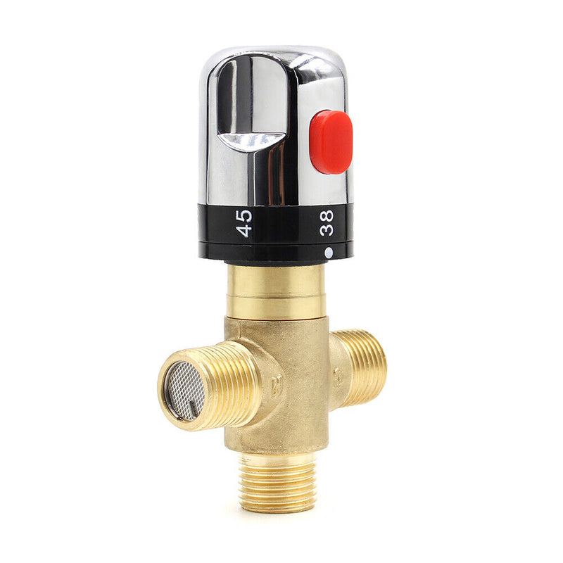 Brass Thermostatic Mixing Valve Water Temperature Control Valve for Hot Was