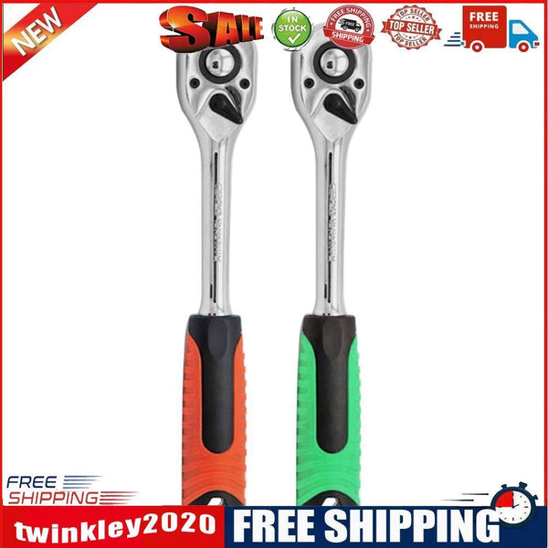 72 Teeth Ratchet Spanner Quick Release Socket Driver Allen Key Wrench (1/4)