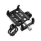 Bicycle Scooter Phone Holder Aluminum Motorcycle Camera Stand Rack (Black) Newly