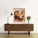 Two Horses Diamond Painting Kits Full Square Drill Home Wall Decor Art Craft