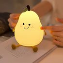 Cute LED USB Charging Silicone Bedroom Decoration for Kids Children Girls Gift