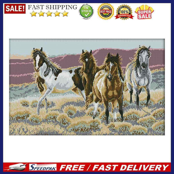Animal Series Cross Stitch Embroidery Kits DIY Crafts 14CT Stamped Handworks Art