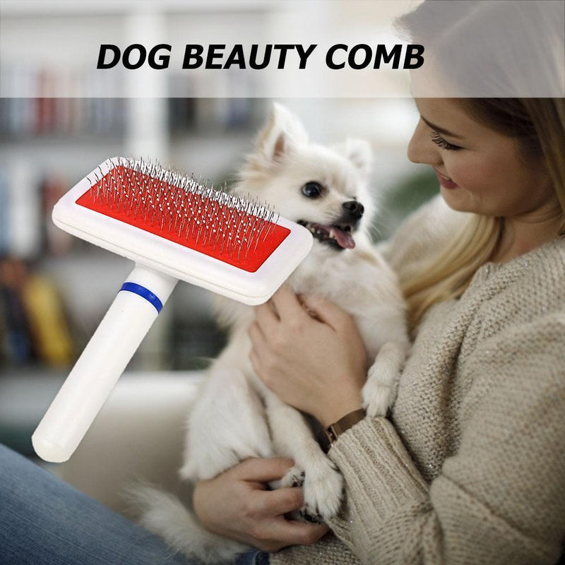 Stainless Steel Needle Comb for Dog Hair Remover Brush Pets Beauty Grooming Tool