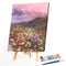 Flower Landscape Oil Paint By Numbers DIY Canvas Set Oil Paint Drawing No Frame