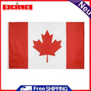 Polyester Canada Flags Red Maple Leaf Canadian National Hanging Banner 90x150cm