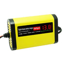 Motorcycle Battery Charger US/EU Plug for Automotive Truck Motorcycle