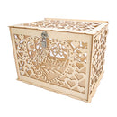 Wooden Wedding Sign In Box Exquisite Wedding Card Box Party Favor Decoration