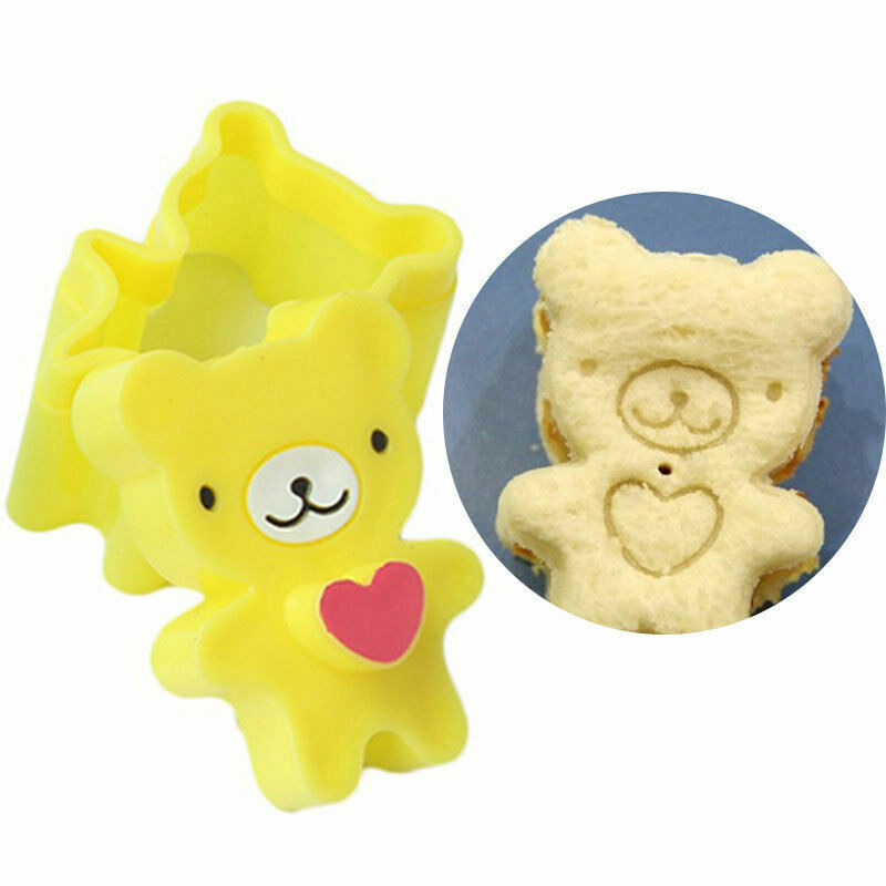 Mini Sandwich Cutters Shapes For Kids Plastic Bento Cutters Mold Sandwich Q1O6