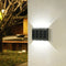 Outdoor LED Solar Light Waterproof Adjustable Wall Panel Light (White) Newly