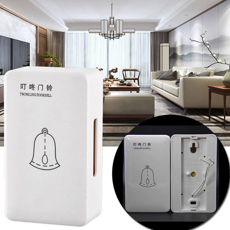 AC 200 Welcome Ding Dong Wire Door Bell External Wired Doorbell Surface Loud