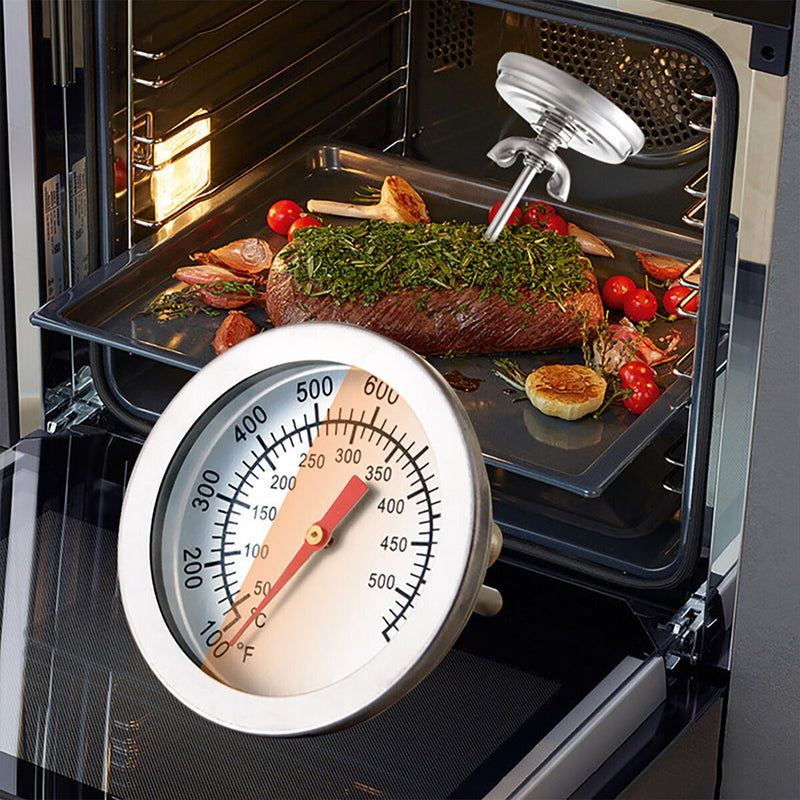 Stainless Steel Thermometer Deep Turkey Frying Thermometer for Outdoor BBQ