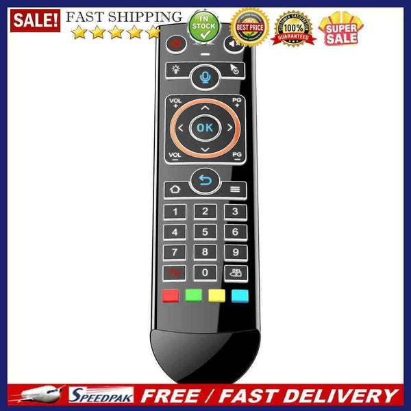 Q2 Backlit Air Mouse Wireless IR 2.4GHz Smart Remote Control for Android TV Box