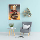 Paint By Numbers Kit DIY Book Ladder Colouring Oil Art Picture Wall Decor