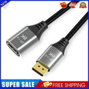 Displayport Extension Cable 8K DP Male to Female 4K Adapter Cord (2m)