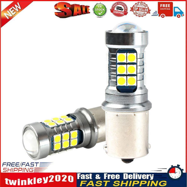 2x S25 1156 BA15S 3030 27SMD LED Car Bulbs for Reverse Turn Signal Light Newly
