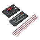 DC 7V-24V Bluetooth-compatible 5.0 Power Amplifier Color Screen for Car Hom